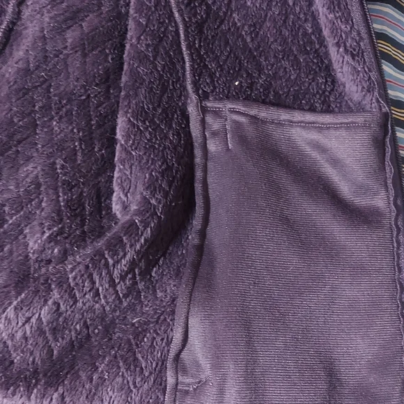 The North Face Deep Purple Osito High Pile Fleece Full Zip Jacket Women’s Small - Picture 7 of 9
